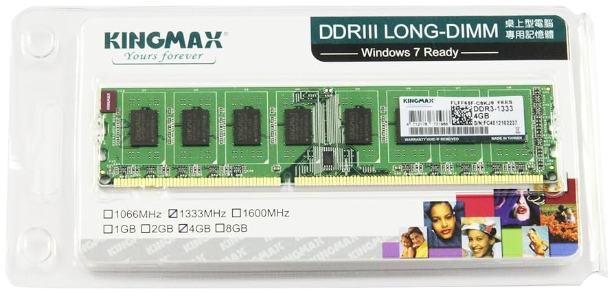 KINGMAX Technology DDR3-1333 DIMM 4GB KM-LD3-1333-4GS at